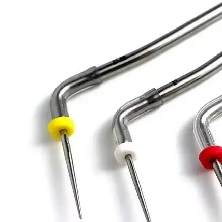 

Dental Endo Obturation System Gutta Percha Pen Heated Tips 4Pcs Root Canal Tips Dentist Hot Melt Filling Heating Pin Tips Tool