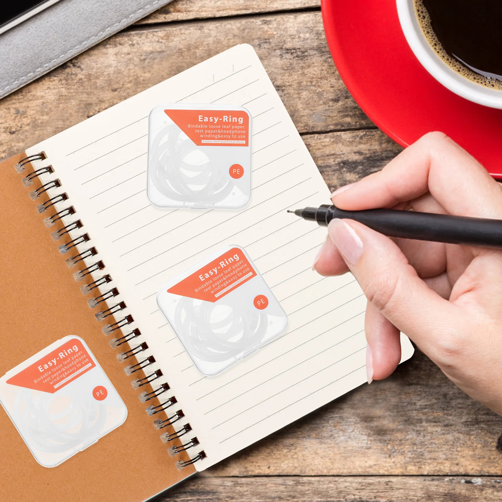 4 Boxen Binder Kunststoff Buch Ringe Runde Lose Blatt Bindung Ringe Für Kalender Diy Schlüsselbund Büro Liefert 12 Mm Index