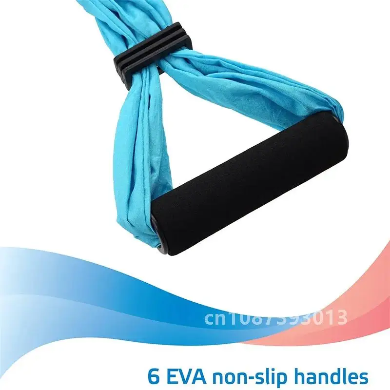 Aerial Yoga Hammock Set Anti-gravity Pilates Yoga Hammock Gym Strap Flying Swing Aerial Traction Device Home Fitness Equipmentt