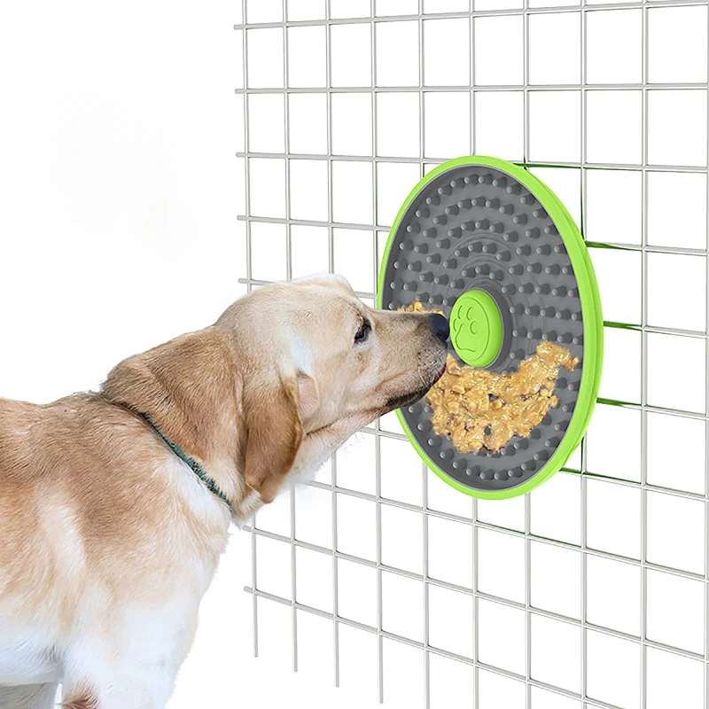 Lick Mat for Dogs Cats, Dog Cat Lick Mat Slow Feeder for Wet Food, Peanut Butter Lick Pad, Licking Mat for Crate Training