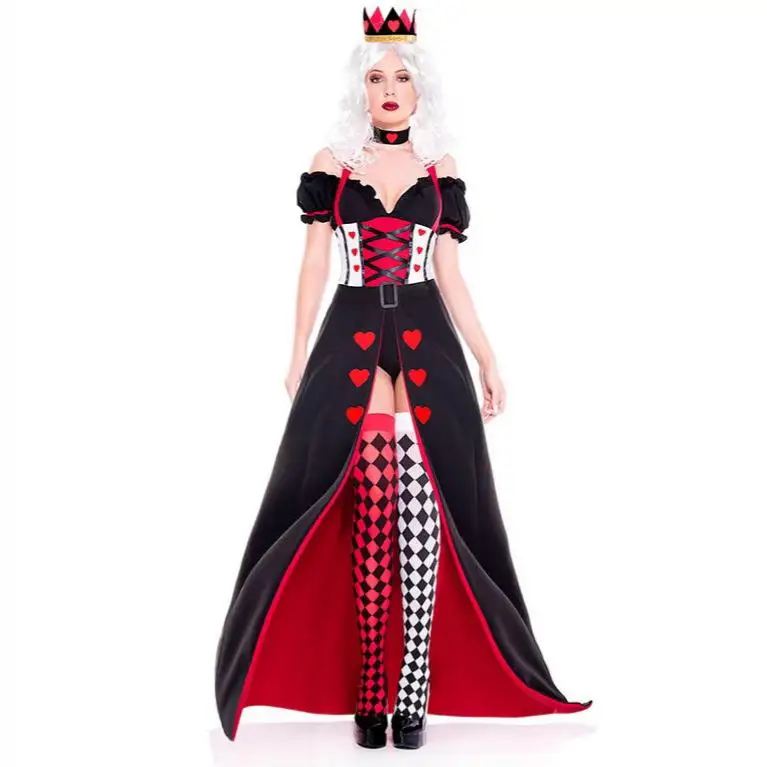 

Bla Heart Queen на Хэллоуин, ролевые цветы, orm Костюм eup Par Night Club, косплей, одежда для выступлений принцессы