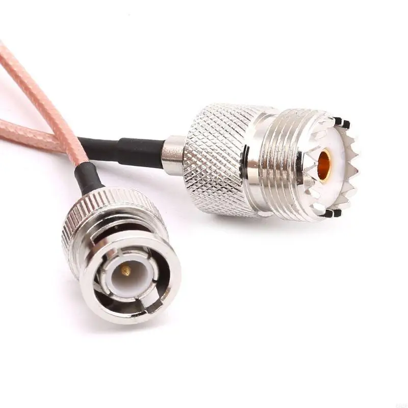 

652E UHF SO239 Female To BNC Male RG316 Pigtail Cable 15cm Radio Coaxial Antenna Cabl