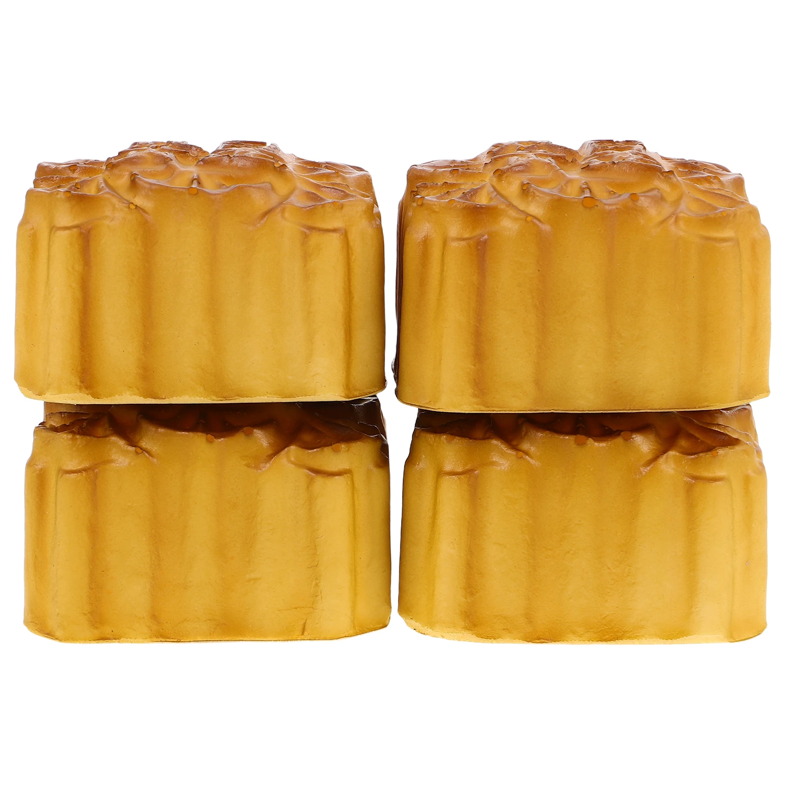 

Realistic Fake Cupcake Simulation Model PU Artificial Dessert Decor for Home Holiday Display Elastic Moon Cake Faux Cake