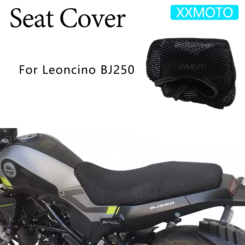 

Чехол на сиденье мотоцикла Leoncino BJ250 BJ 250, теплоизоляционный, из 3D сетчатой ткани, дышащий, нескользящий