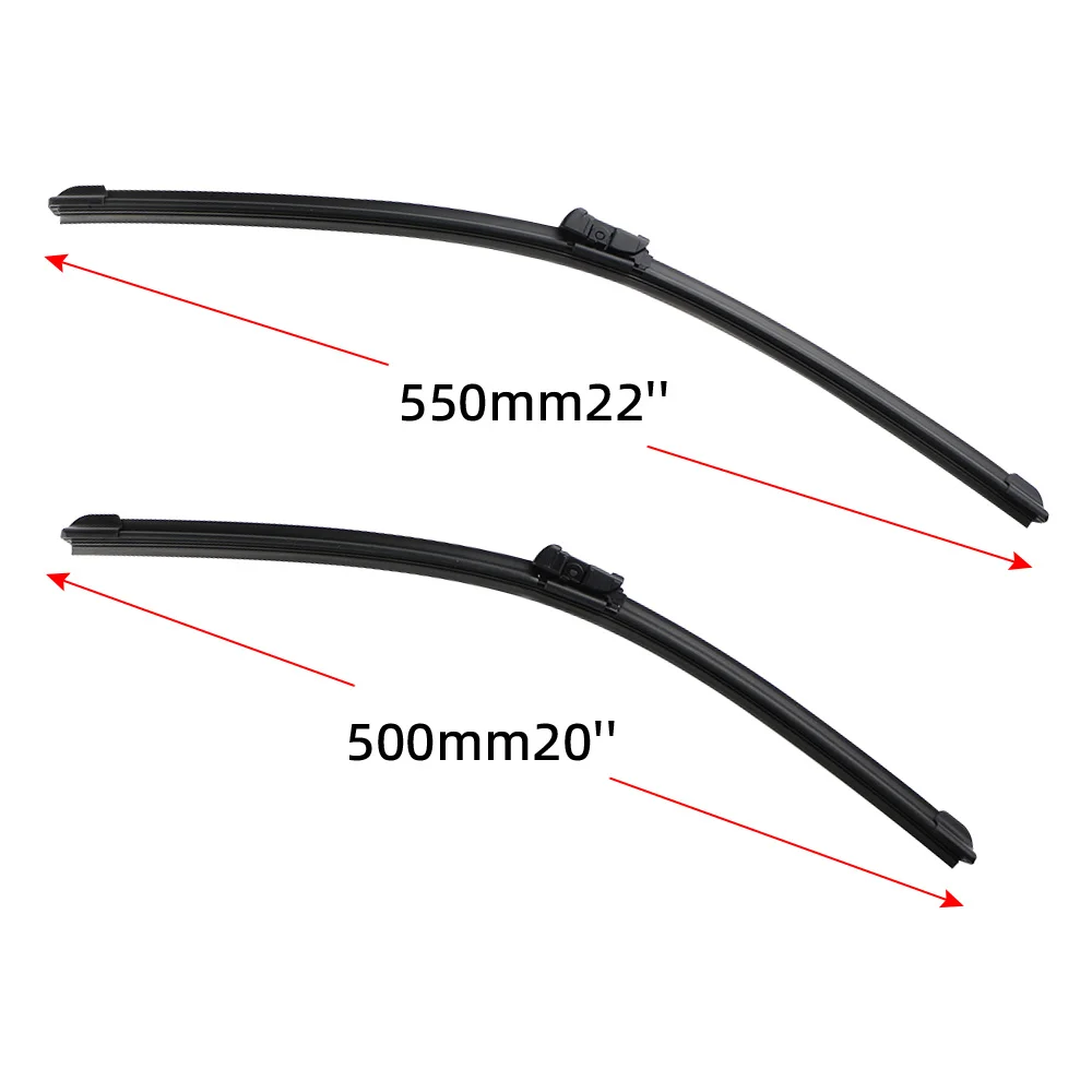 LHD Front Wiper Blades for Jeep Renegade 2014 - 2020 Windshield Windscreen Clean Window Rain Brushes 22\