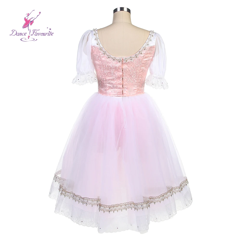 Dance Favourite Ballet Tutus B24023 Pink Top Bodice White tulle La Fille mal gardée Ballet Tutu