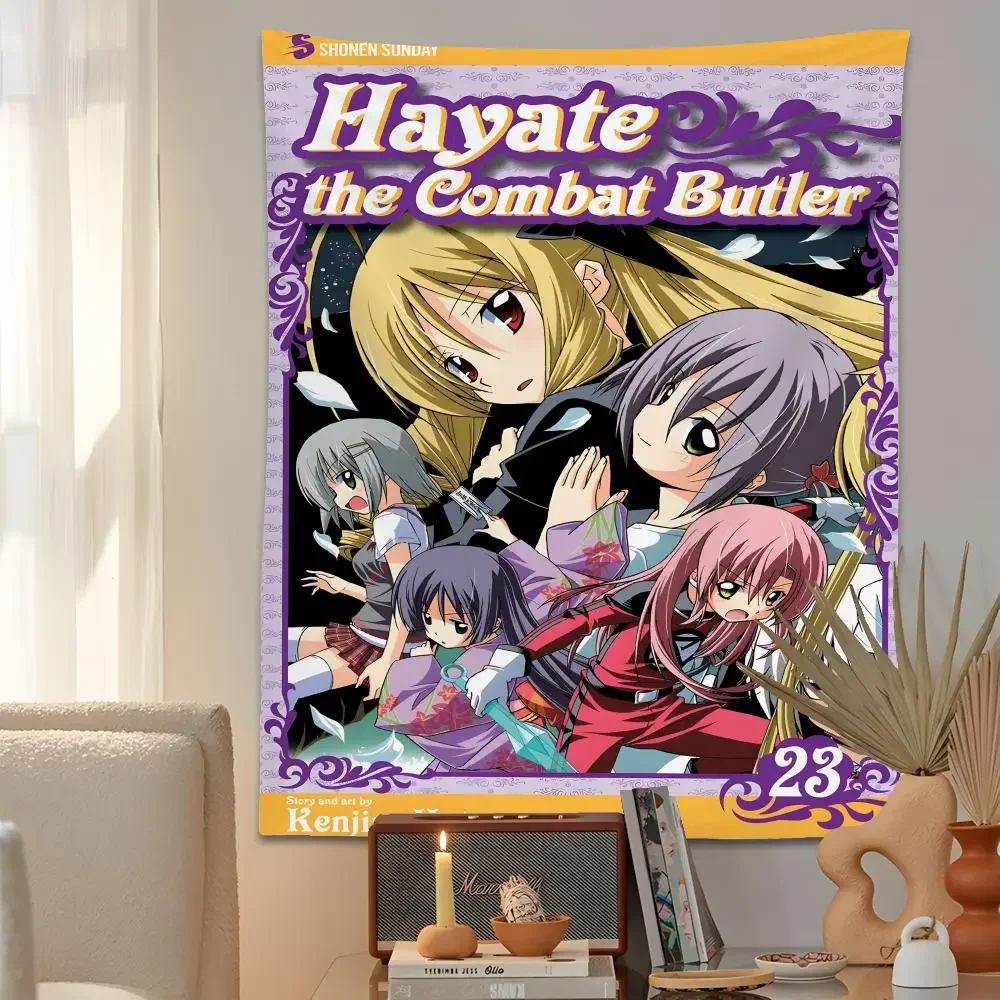 H-Hayate The Combat B-Butler Tapestry Microfiber Background Art Decor For Bedroom  Bar  Outdoor Festival Wall Decor