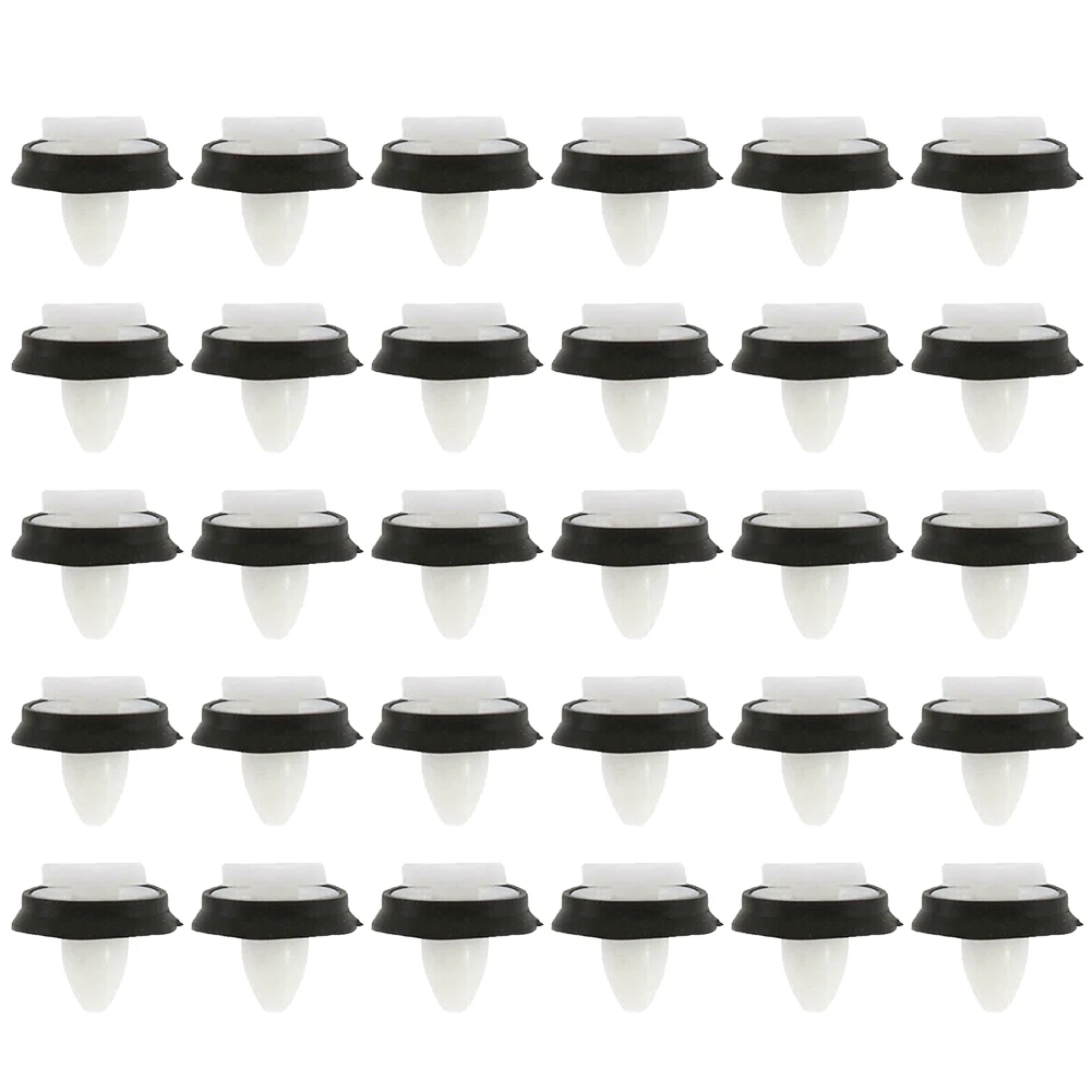 30Pcs Car Door Trim Panel Clips Plastic 17mm 71728806 For Fiat For Ducato 8565.43 856543 Accessories Parts