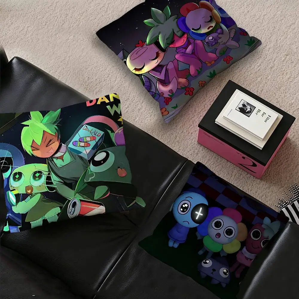 D-Dandys WorldS Cartoon Pillow Gift Home Office Decoration Bedroom Sofa Car Cushion Cover case 45x45