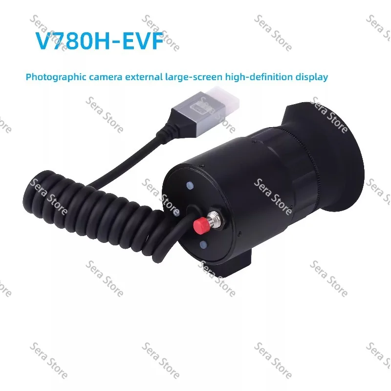 Metal Case Camera External Monitor 55 Degree Field of View HDMI Input with Hot Shoe Mount
