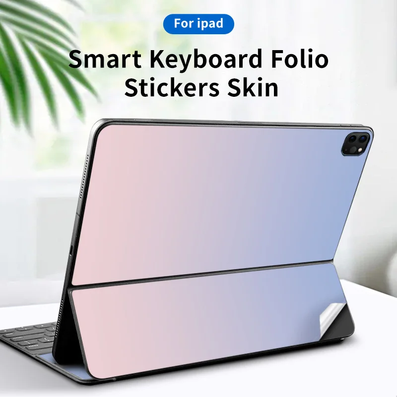 Magic keyboard Skin For 2025/2024 Ipad Air/Pro 11/13 inch M3 M4 M2 Smart Keyboard Folio Gradient Skin Sticker A16 Gradient Full