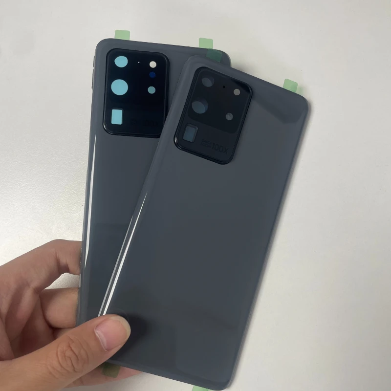 

Для Samsung Galaxy S20 ultra 5g стеклянная крышка батарейного отсека g988, жесткая задняя крышка, задний корпус, чехол с объективом камеры