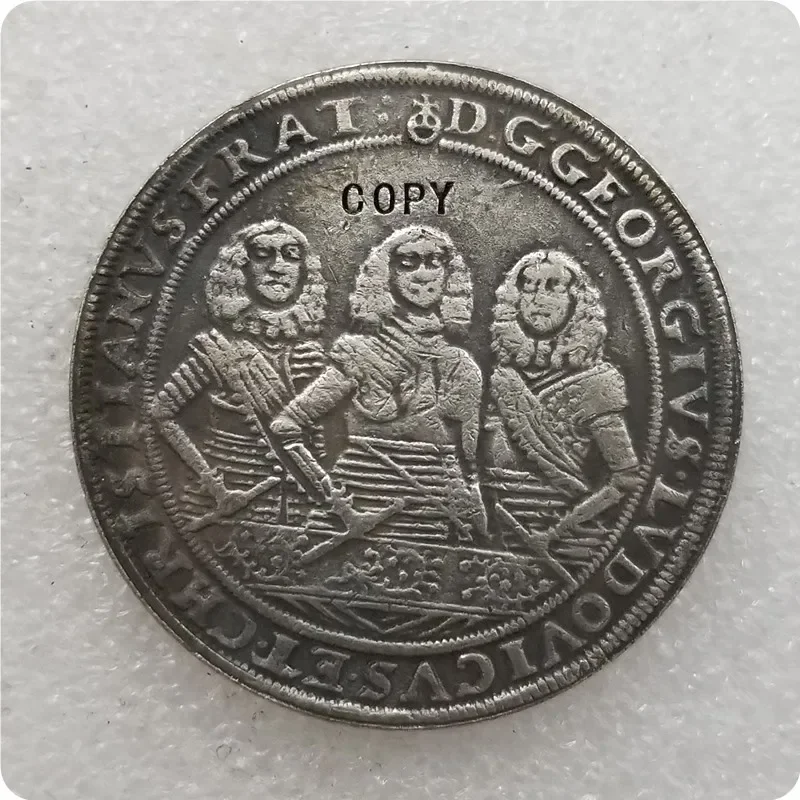 THALER-1659-GEORGIVS-LUDOVIC-CHRISTIAN Copy Coin commemorative coins-replica coins medal coins collectibles Challenge Pocket Coi