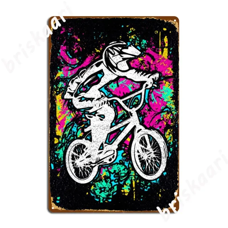 Bmx Metal Signs Wall Cave Wall Garage Decoration Printing Tin sign Posters