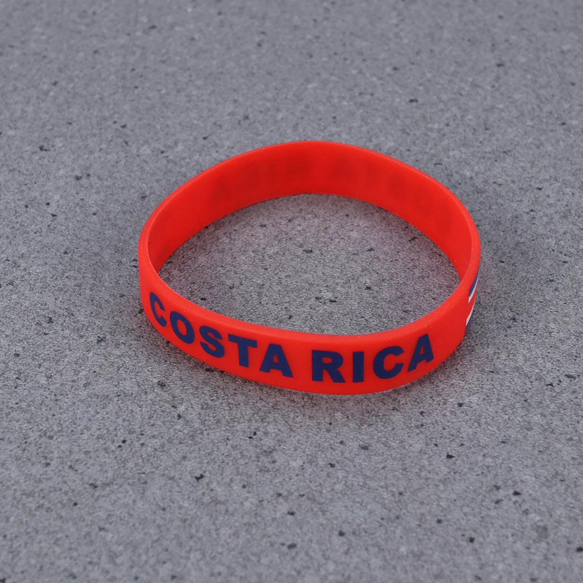 

6Pcs Premium Silicone Country Wristband Soft Comfortable Sports Bracelet One Size Fits Most Football Match Cheer
