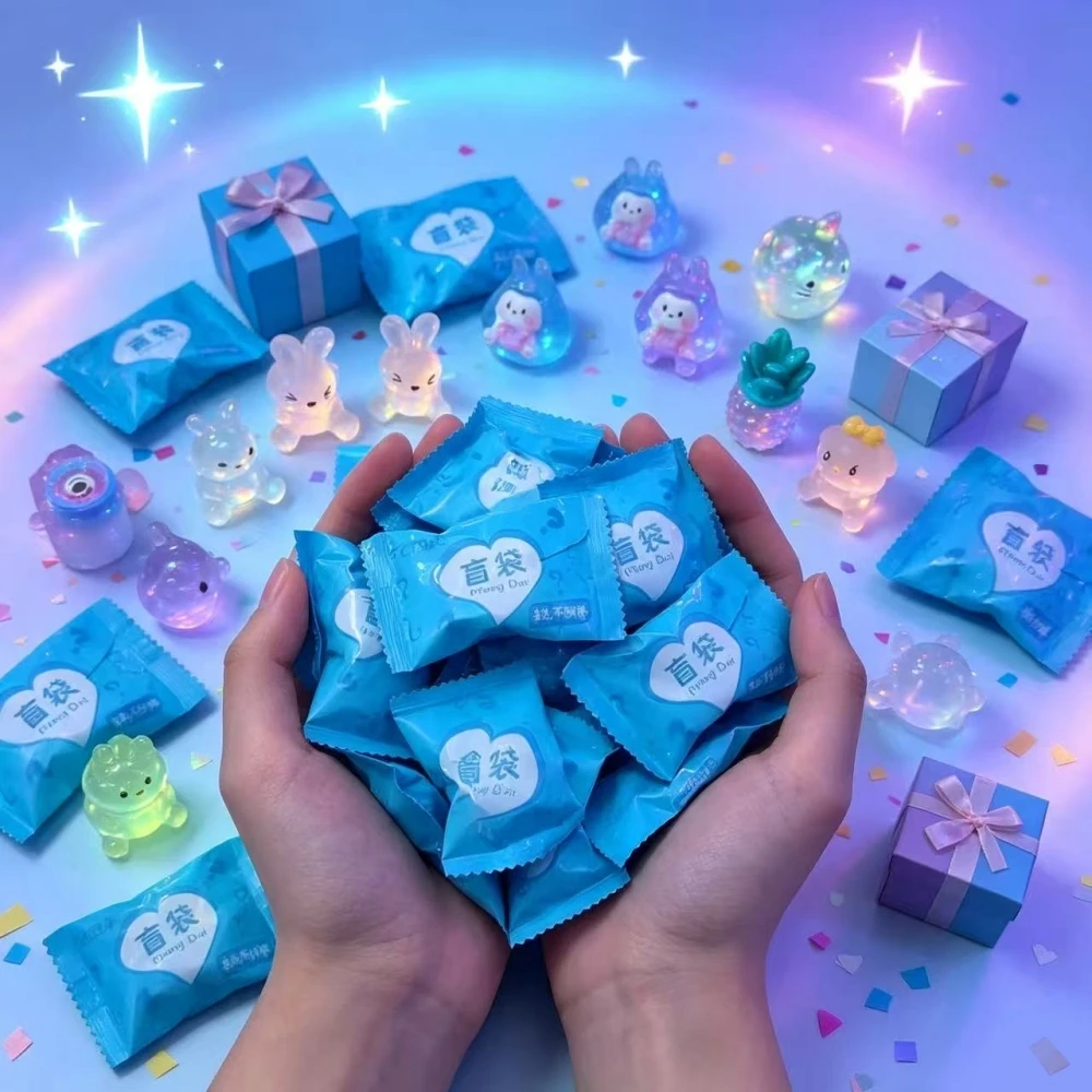 Resin Art Light - Mixed Luminous Mini Animal Blind Bags,
