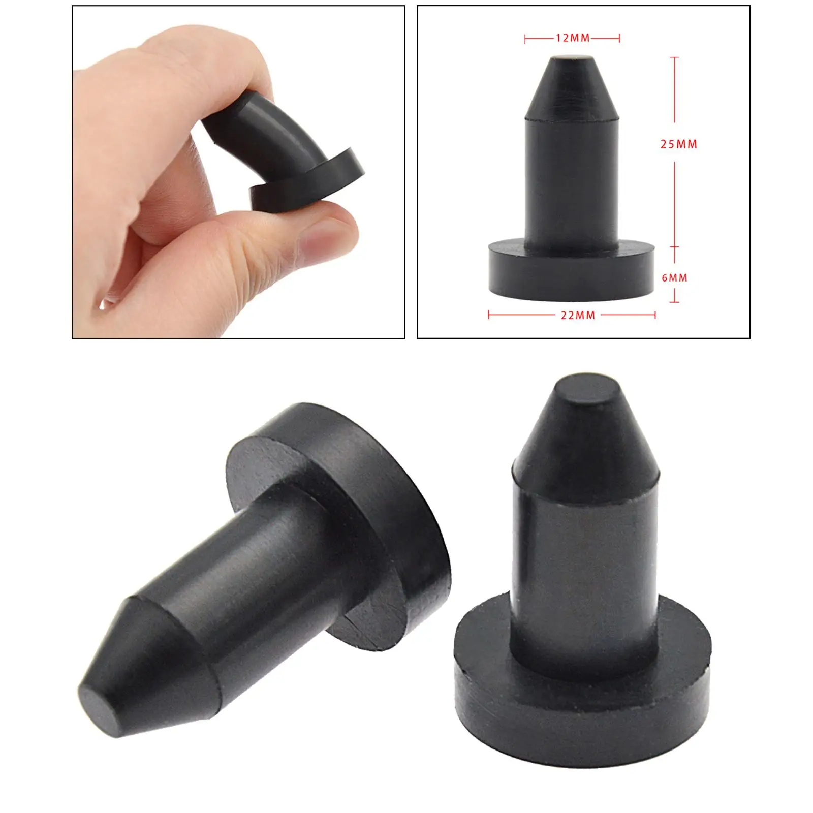 Kayak Drain Plugs Scupper Stoppers for Kayaks Fishing Boats Pedal Boats