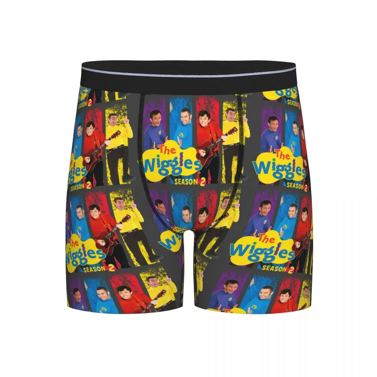 

Long Boxer Underpants Shorts The Wiggles Tv Show Music Band Panties Men's Breathable Underwear for Homme Man Boyfriend Gifts