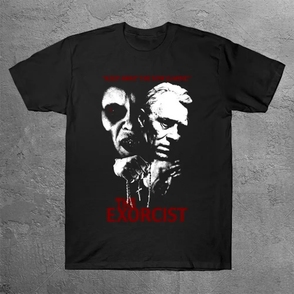 

Экзорцист сохраняет на выезде! Соу — моя! Футболка мужская Harajuku 100, хлопковая футболка