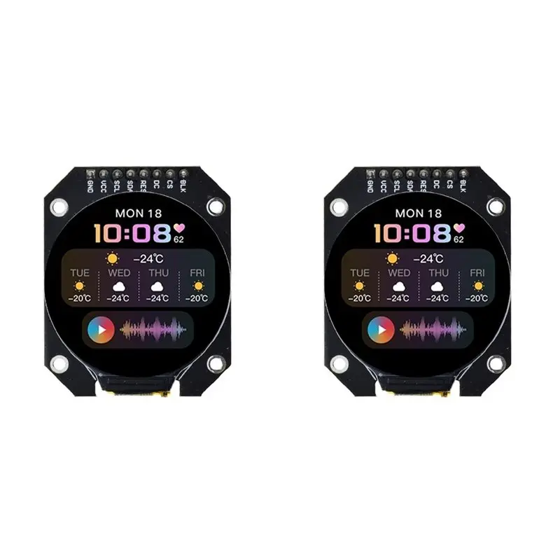 

B03B-2X TFT Display 1.28 Inch TFT LCD Display Module Round RGB 240X240 GC9A01 Driver 4 Wire SPI Interface 240X240