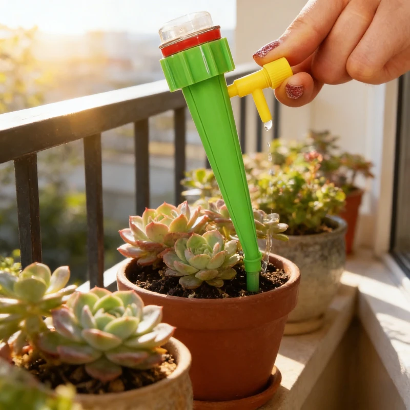 Automatic Plant Watering Device Lazy Drip Irrigation System for Home & Garden Travel Self-Watering Tool for Potted Plants