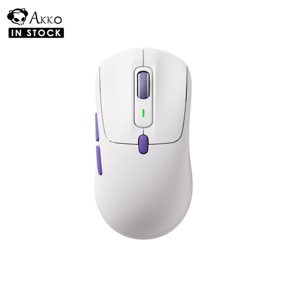 

Akko Pulse 01 Gaming E-Sports Mouse with PAW3950 Sensor DPI Adjustable Tri-mode Lightweight Ergonomic Standard 8K Wireless Mouse