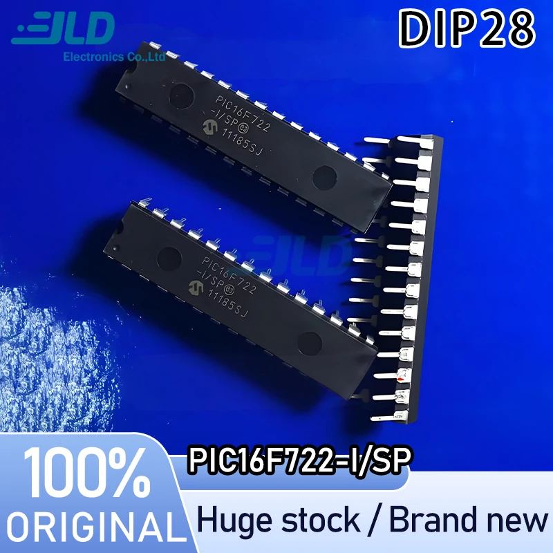 

(5-10piece) 100% New PIC16F722-I/SP DIP28 Chipset Professional one-stop ordering Adequate stock Chip Electronics