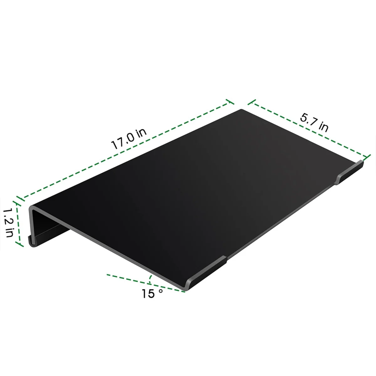 Nouveau support de clavier d'ordinateur en acrylique pour bureau, élévateur d'inclinaison de clavier, support de clavier pour bureau, lève-clavier de bureau