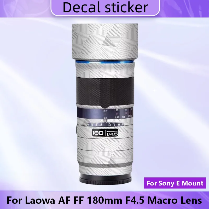 

Наклейка-пленка для объектива Laowa AF FF 180mm F4.5 Macro для Sony E Mount, виниловая пленка для объектива 180 4.5