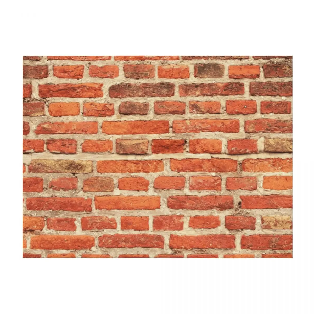 

Red vinatge Brick wall pattern photography - Brick print Throw Blanket Summer Picnic Stuffeds Decoratives Blankets