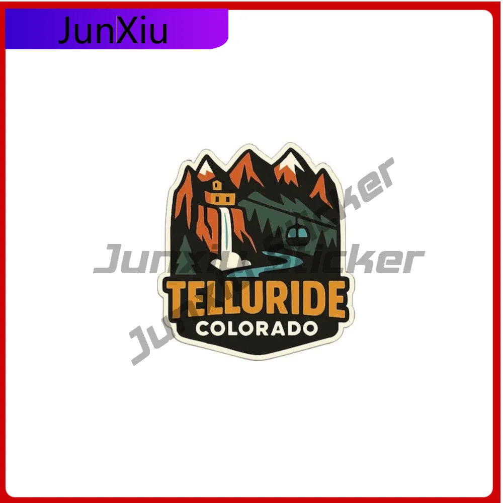 

Telluride Colorado Sticker Accessories Vinyl Decal Adventure Motorcycle Suv Camper Windshield Bumper Stickers Custom Decals Pers