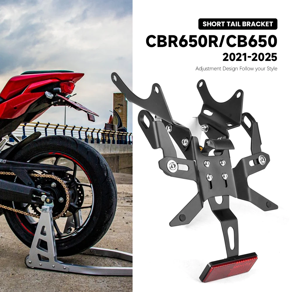

2024 License Plate Holder LED Light For HONDA CB650R CBR650R 2021-2023 CBR 650R CB 650R Motorcycle Tail Tidy Fender Eliminator