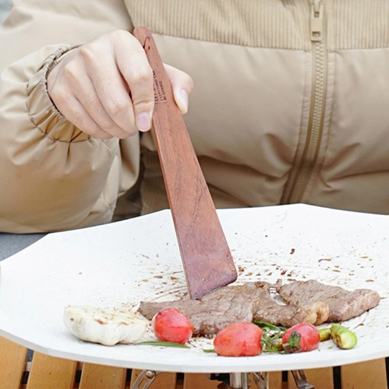 Kompakte Holzküchenwerkzeug hohe Temperaturen Widerstand Kochen Spatel