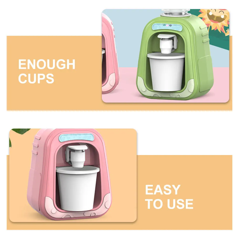 200 Stuks Mini Water Dispenser Cups Fantasiespel Miniatuur Papieren Bekers Kids Keuken Accessoires Mini Waterkoeler Cup