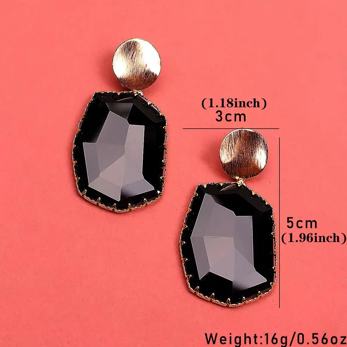 Fashion Geometric Rectangle Drop Earrings Dangle For Women Girl Trendy Fairy Wedding Party Jewelry