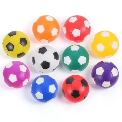 

10 шт. пластиковых сменных мячей для настольного футбола, разноцветные аксессуары для игры в футбол, пластиковые мячи
