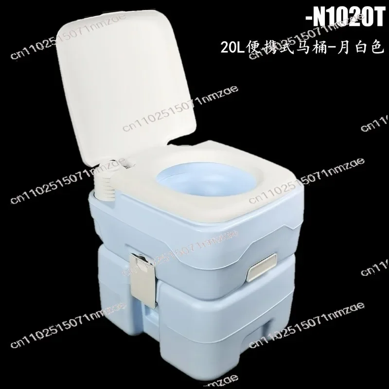 Portable Toilet for RV Boat Outdoor Water-Saving Design Elderly Pregnant Women Kids Friendly Mobile Commode