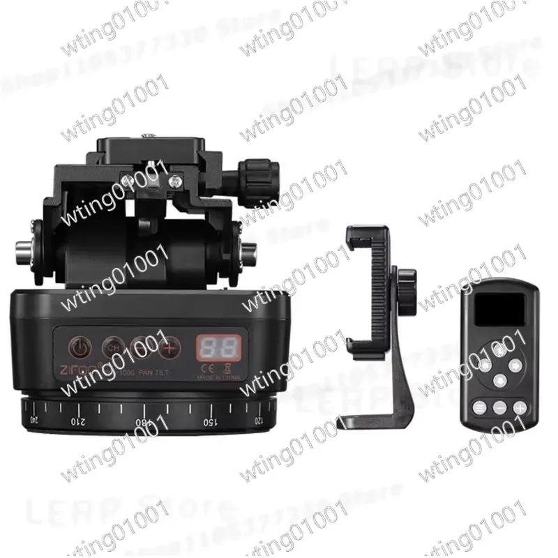 for Electric Pan Tilt Head 360 Degree Wireless Remote Control Smooth Rotation Mount for Mirrorless Camera Smartphone Video