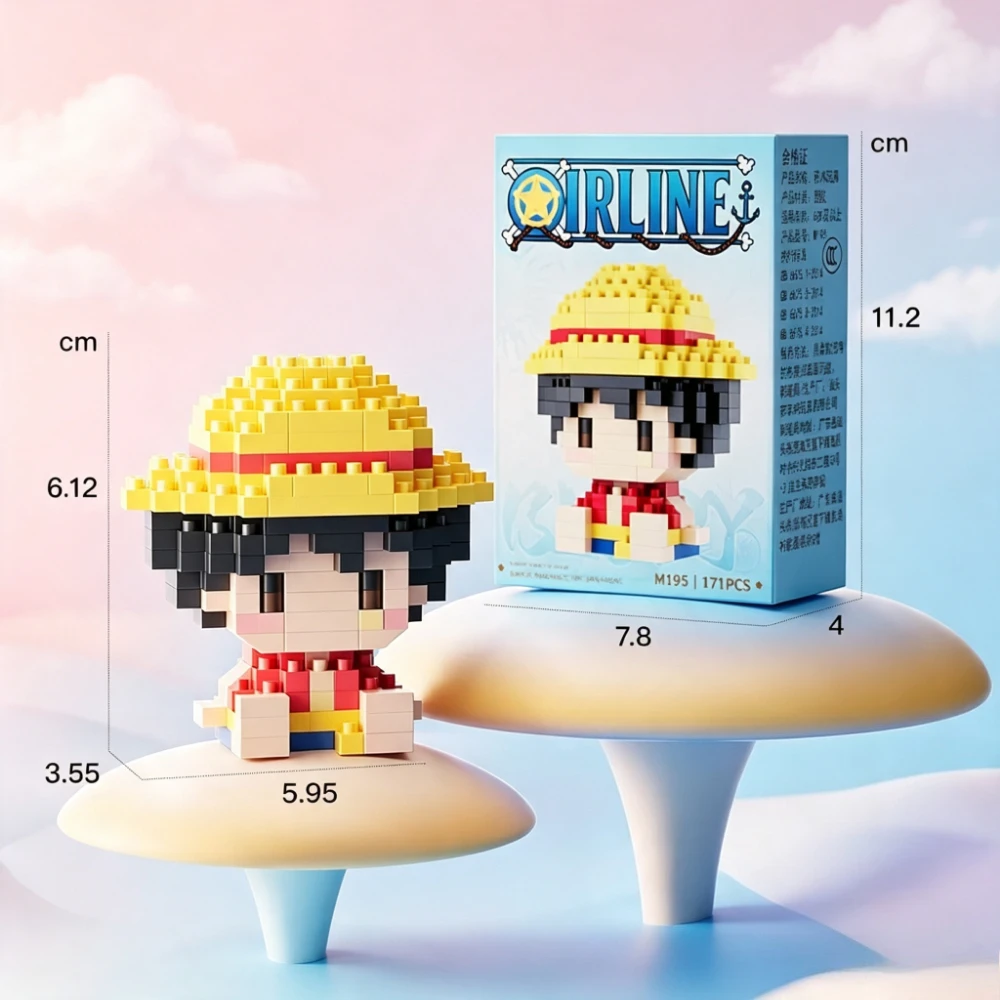Kawaii Anime Micro Building Blocks Mini Figurine Desktop Decor Holiday Gift - view 6