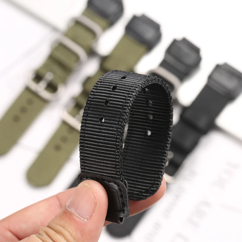 Pulseira De Relógio De Nylon Para Relógio G-Shock Dw-5600 6900 Ga-110 Gw-M5610 Dw-9052 / Gls