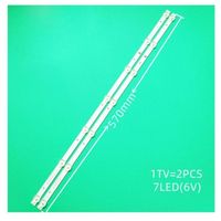 2pcs/set for DEXP H32D8000Q H32D7000Q double strip for RCA AOC T3211M 320L 32E9 7S1P 2X7 CC02320D570V12 08 02