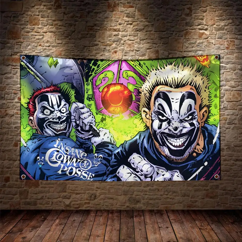 I-Insane C-Clown P-Posse-S Flags Suitable For Party Club Outdoor Interior Wall Decoration Banner Fans Gift