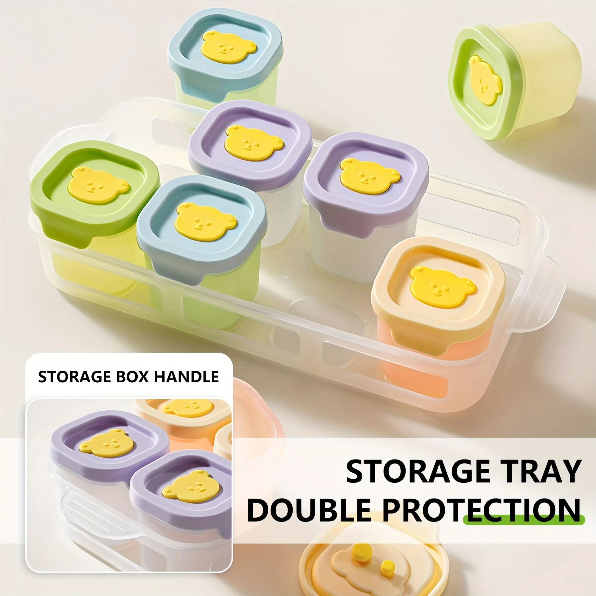 กล่องเก็บอาหารซิลิโคน 9 ชิ้น พ - Meal Prep Jars With Lids บทวิจารณ์และราคา