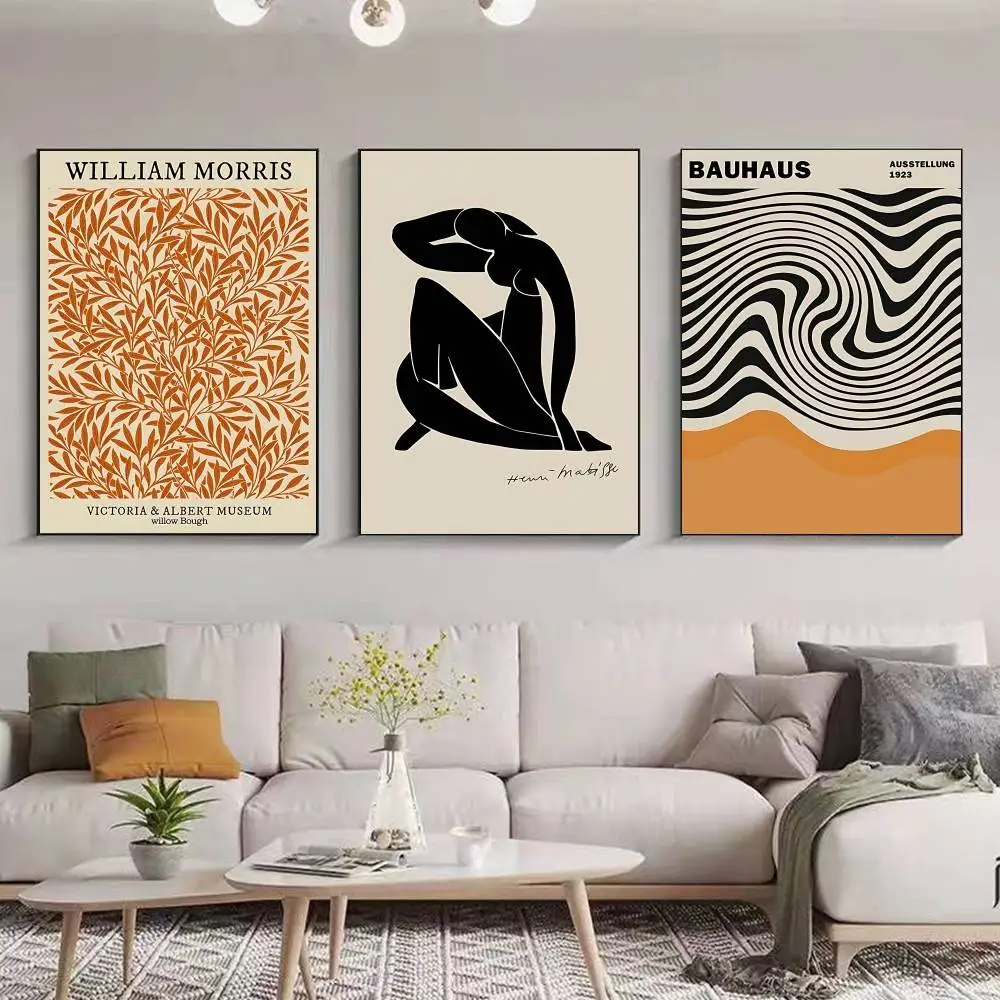 Abstract Yayoi Kusama Orange Poster Canvas Painting For Living Room Home Fans Gifts-unframed Poster Waterproof Wall Art Sticker