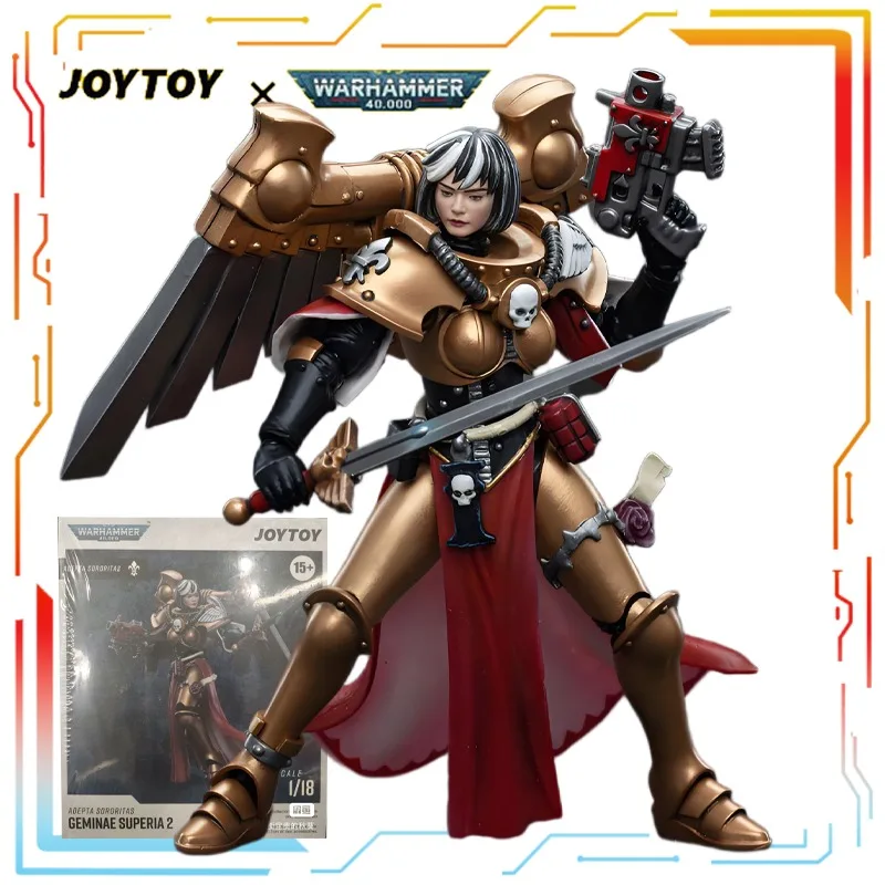 スポット商品 JOYTOY オリジナルウォーハンマー 40k シリーズリビング聖人アニメアクションフィギュア模型玩具グッズモデルギフト男の子のための