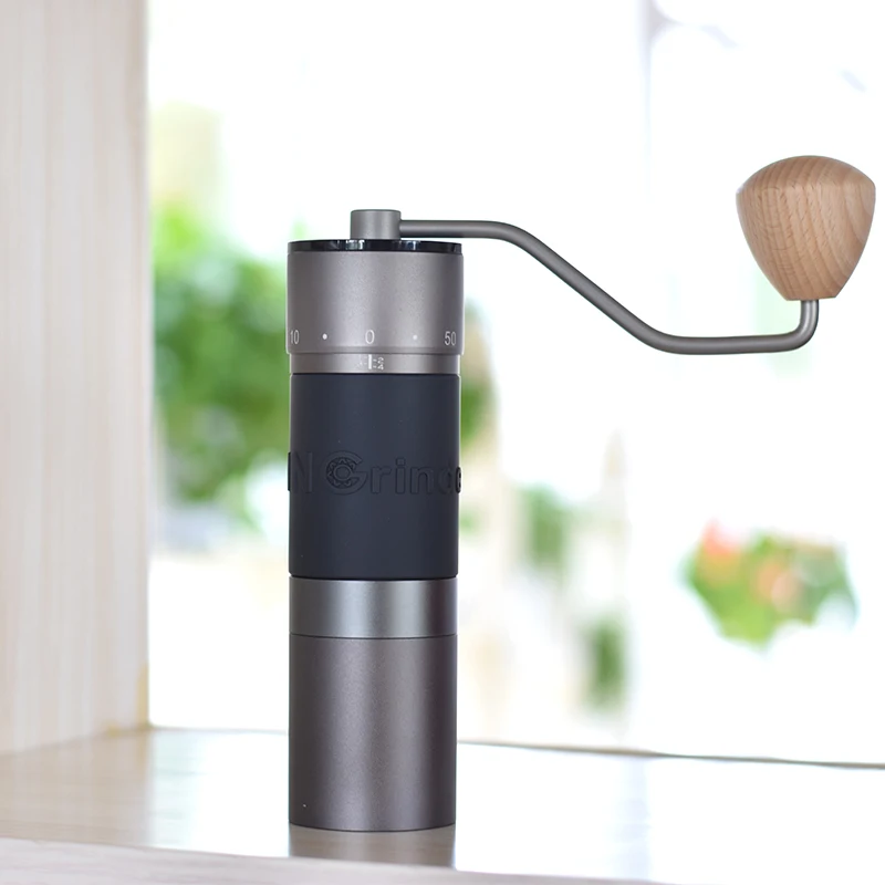 

manual coffee grinder 420 stainless steel 48 mm stainless steel 7core burr portable coffee mill