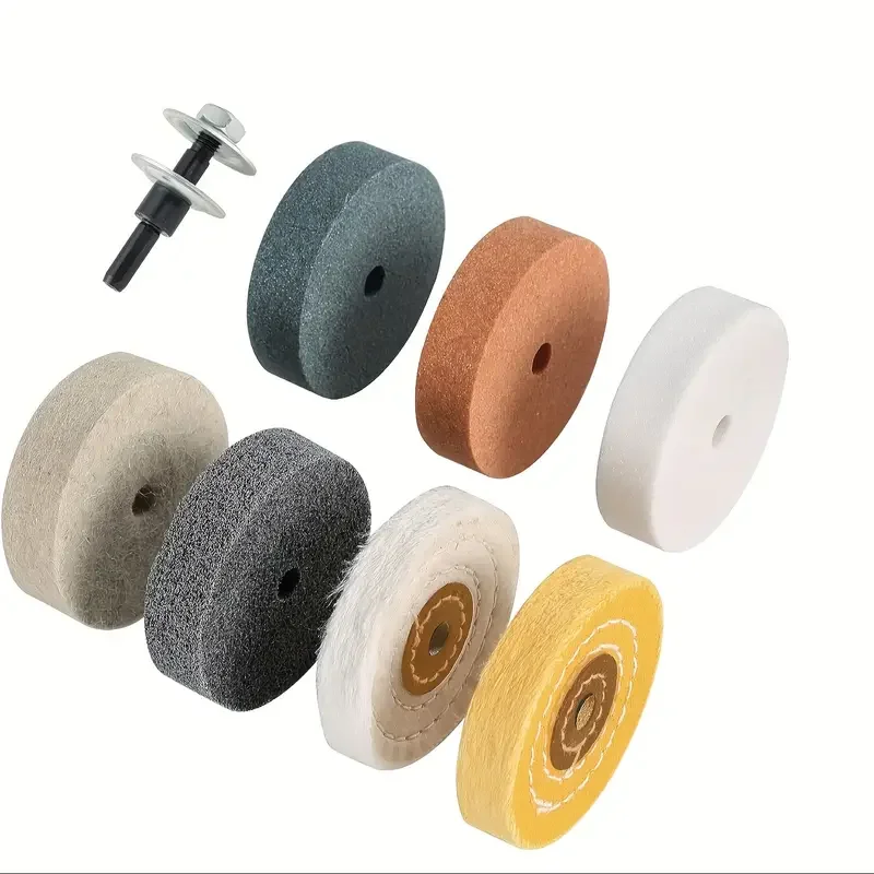 3inch Silicone Carbon Grinding and Polishing Wheel for Metal, Rust Removal and Surface Treatment - Combined with Grinding, Round Head, Compatible with Mold Grinding Machine
