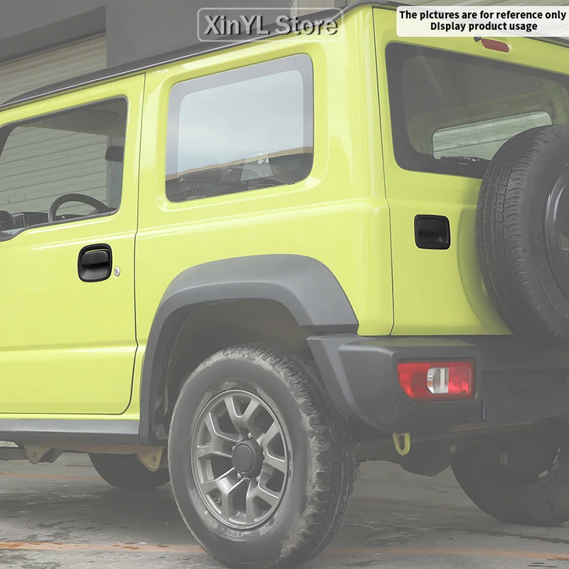 

For SUZUKI Jimny 2019 Up ABS Black Matte Door Handle Cover Trim Door Decoratio Sticker Accessories