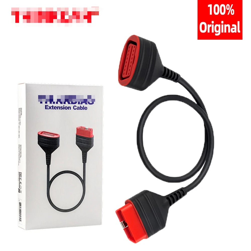 OBD2 extension cable accessories, original line 30CM is suitable for Star Card equipment Yuanzheng X431 equipment