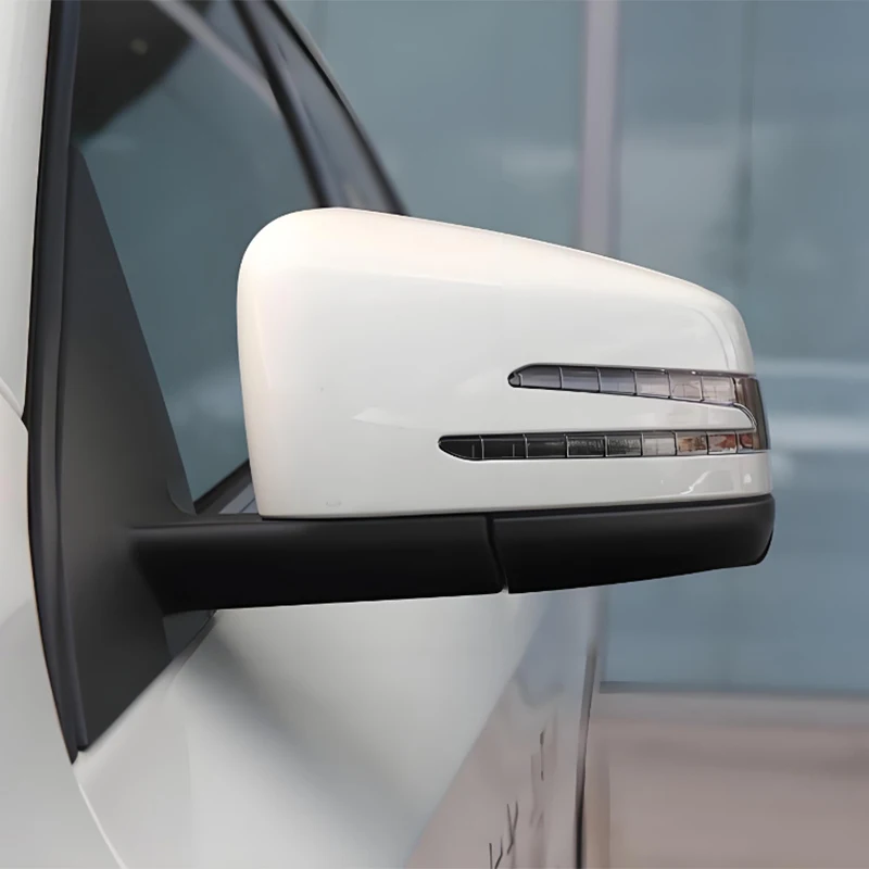 Black Front Window Triangle Trim Mirror Cover Base Holder for Mercedes-Benz W176 A-Class A180 A200 A250 A45 2013-2017